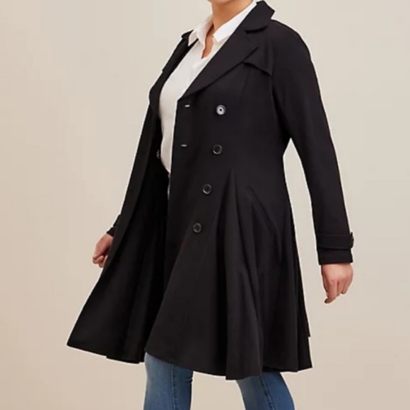 torrid Jackets & Blazers - NWT TORRID Brushed Ponte Swing Trench Coat  Size 6X  6. 30